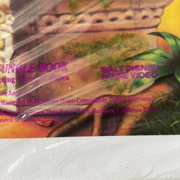 Disney Classics The Jungle Book VHS Tape Vintage Collectable. - Picture 6 of 16